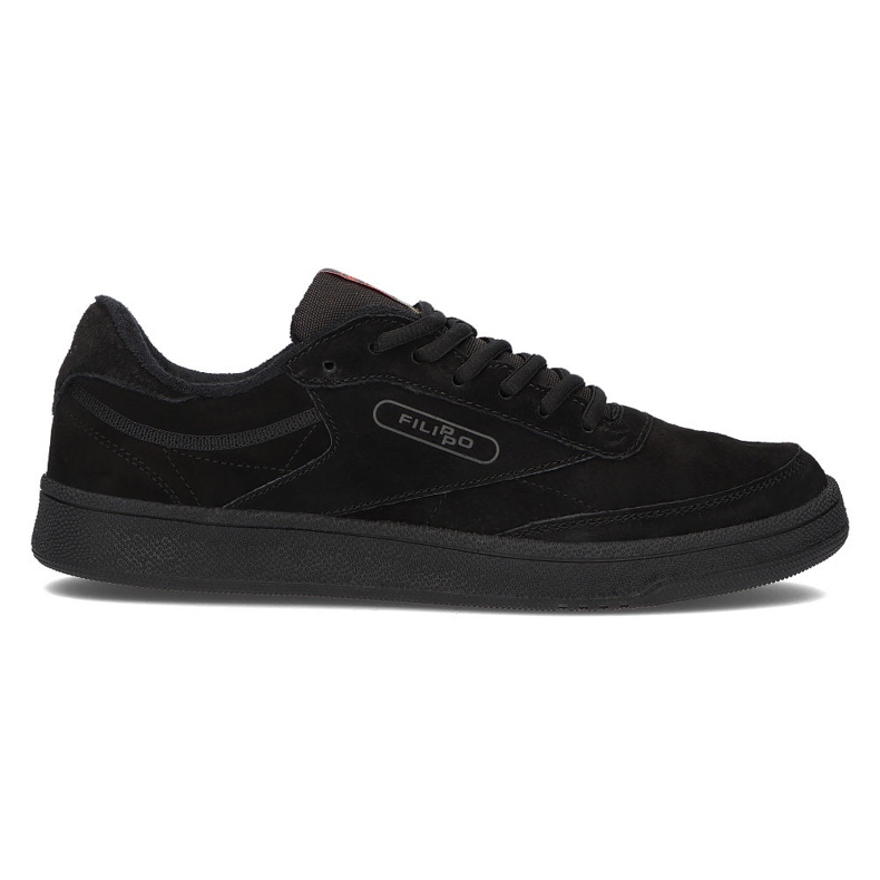 Scarpe in pelle Filippo MSP2123 / 21 Bk nero