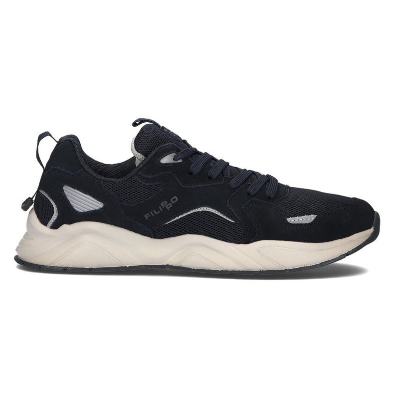 Sneakers in pelle Filippo MSP2119/21 Nv blu navy