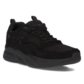 Sneakers in pelle Filippo MSP2116/21 Bk nere nero