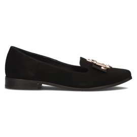Mocassini in pelle Filippo 2588 camoscio nero