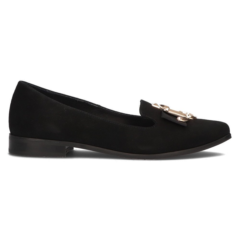 Mocassini in pelle Filippo 2588 camoscio nero