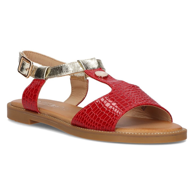 Filippo DS2099/21 Rd sandali rossi rosso d'oro