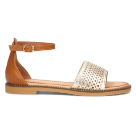 Filippo DS2102/21 Go Br sandali marroni marrone d'oro
