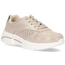 Sneakers in pelle Filippo DP2156/21 Go oro d'oro