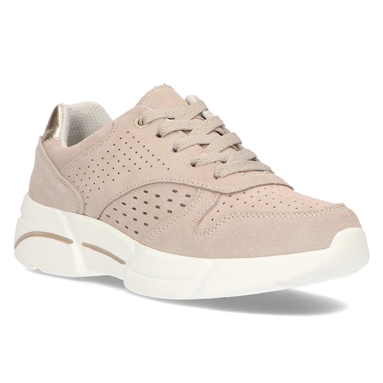 Sneakers in pelle Filippo DP2156/21 Be beige