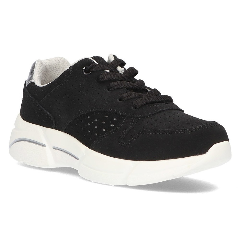 Sneakers in pelle Filippo DP2156/21 Bk nere nero
