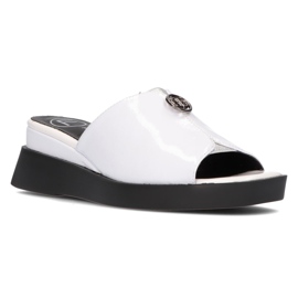 Ciabatte Filippo DK2351 / 21 Wh bianche bianco