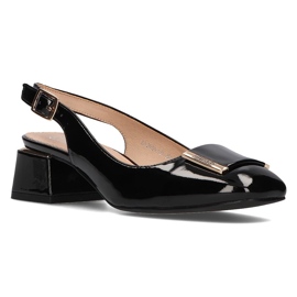 FILIPPO DP2086/21 Bk tacco alto nero