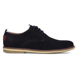 Scarpe in pelle Filippo 5385-1 blu navy