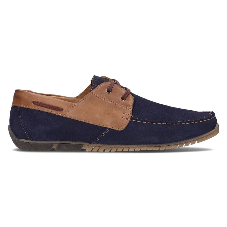 Scarpe in pelle Filippo 5329-2 blu navy