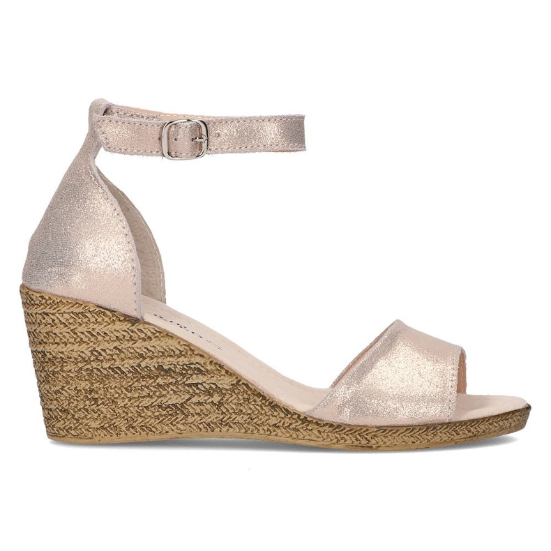 Sandali in pelle Filippo DS2137/21 Go golden d'oro