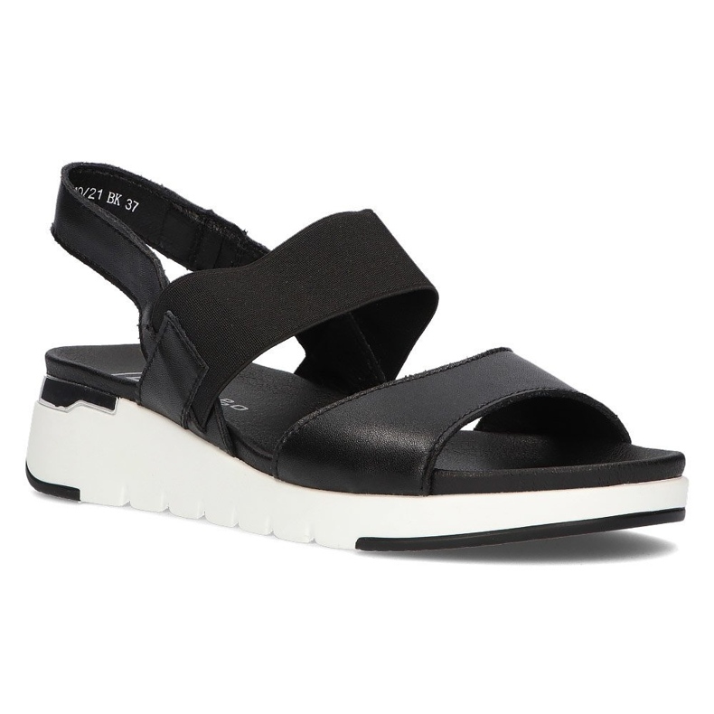 Sandali in pelle Filippo DS2140/21 Bk nero