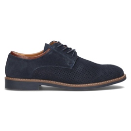 Scarpa in pelle Filippo MP2399/21 Nv blu navy