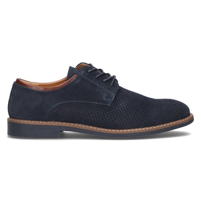 Scarpa in pelle Filippo MP2399/21 Nv blu navy