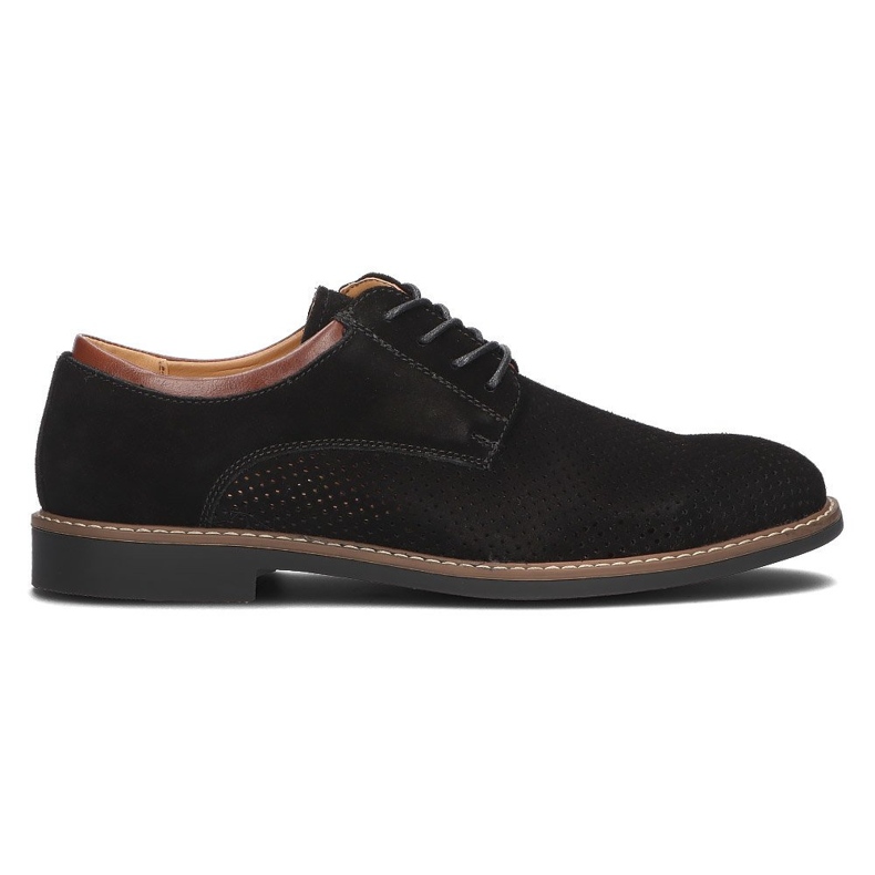 Scarpe in pelle Filippo MP2399 / 21 Bk nero