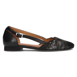 Scarpa in pelle Filippo 4972A nera nero