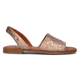 Sandali in pelle Filippo 40215 tortora marrone