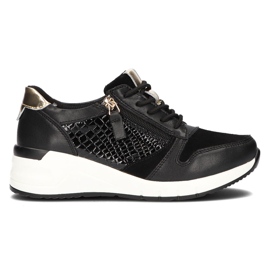 Sneakers in pelle Filippo DP2052/21 Bk nere nero