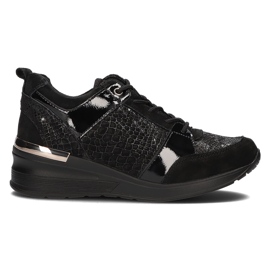 Sneakers in pelle Filippo DP3170/21 Bk nere nero