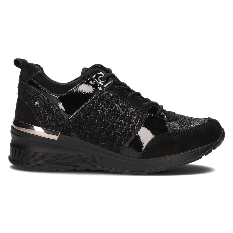 Sneakers in pelle Filippo DP3170/21 Bk nere nero