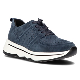 Filippo Sneakers in pelle DP3171/21 Nv blu navy