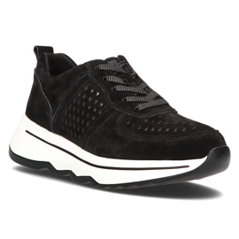 Filippo Sneakers in pelle DP3171/21 Bk nere nero