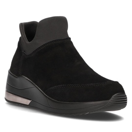 Stivali in pelle Filippo DBT3029/21 Bk nero