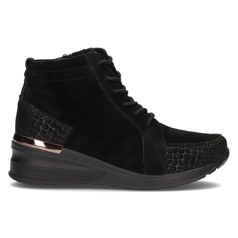 Stivali in pelle Filippo DBT1504 / 21 Bk Bk nero