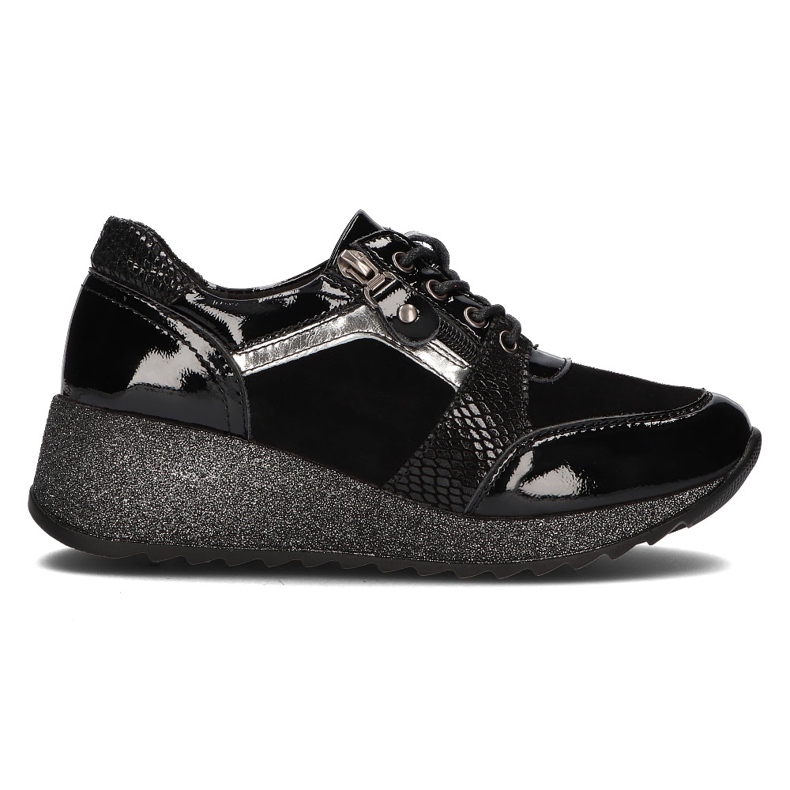 Sneakers in pelle Filippo DP3189/21 Bk nere nero