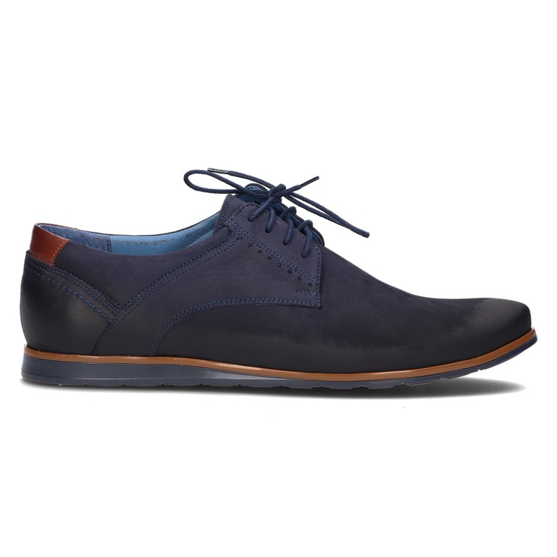 Scarpe in pelle Filippo 1757 blu navy