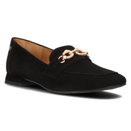 Mocassini in pelle Filippo 05313 nero