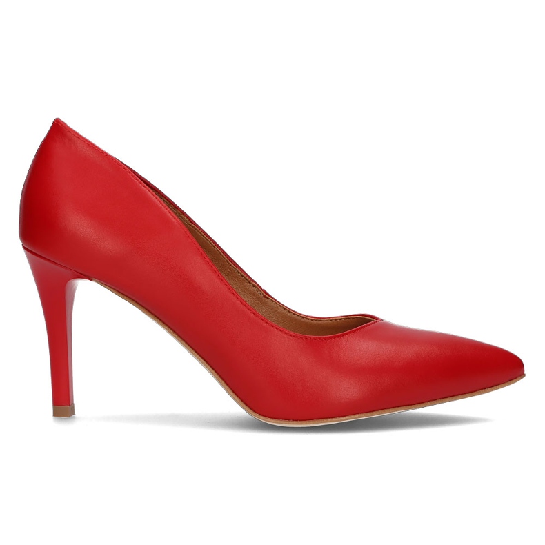Décolleté in pelle Filippo 2106 rosso