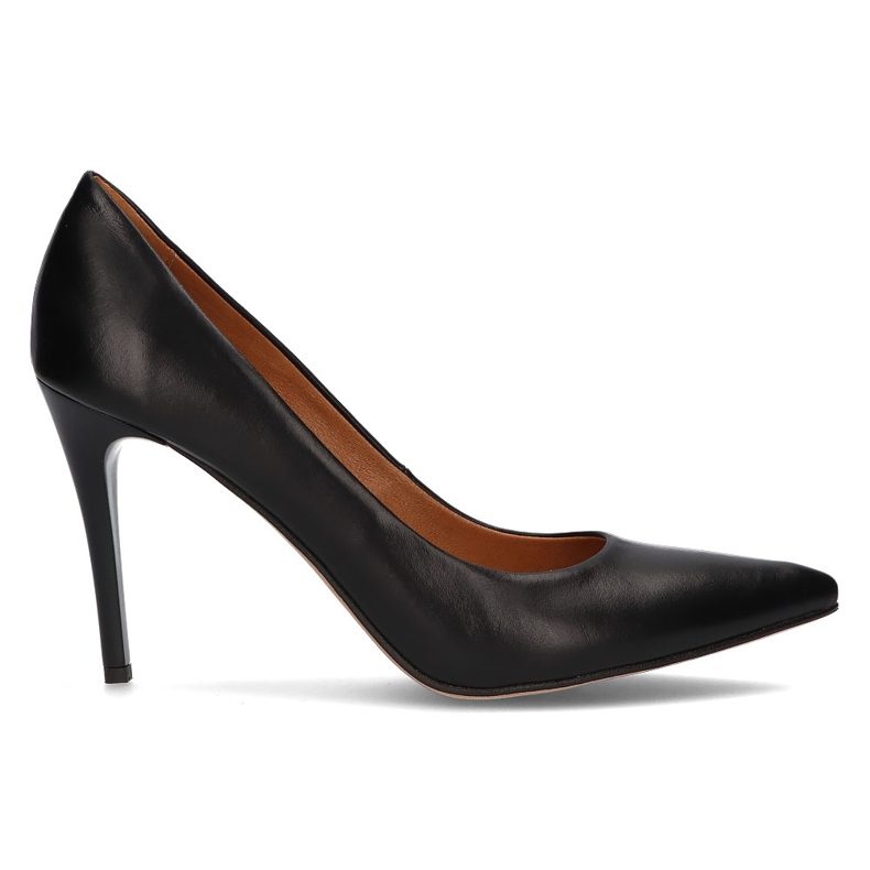 Décolleté Filippo 956 in pelle nero
