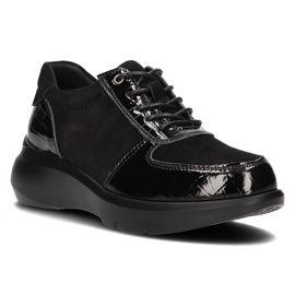 Sneakers in pelle Filippo DP3168/21 Bk nere nero