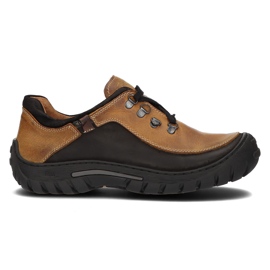 Scarpa in pelle Filippo 917 senape marrone