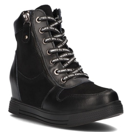 Stivali in pelle Filippo DBT3148 / 21 Bk Nero
