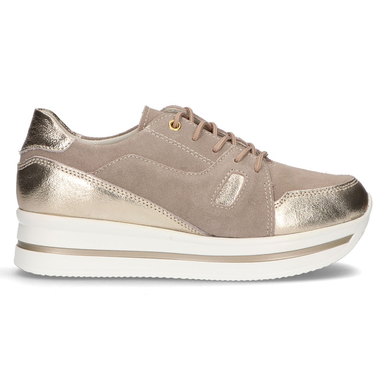Sneakers in pelle Filippo DP3407/21 Beige