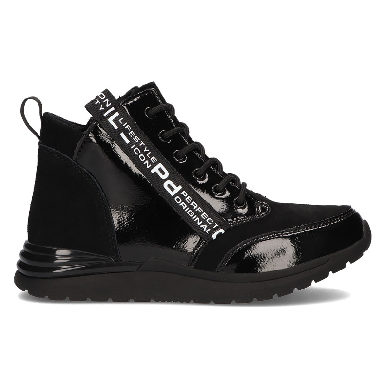 Sneakers in pelle Filippo DP3062/21 Bk Nero