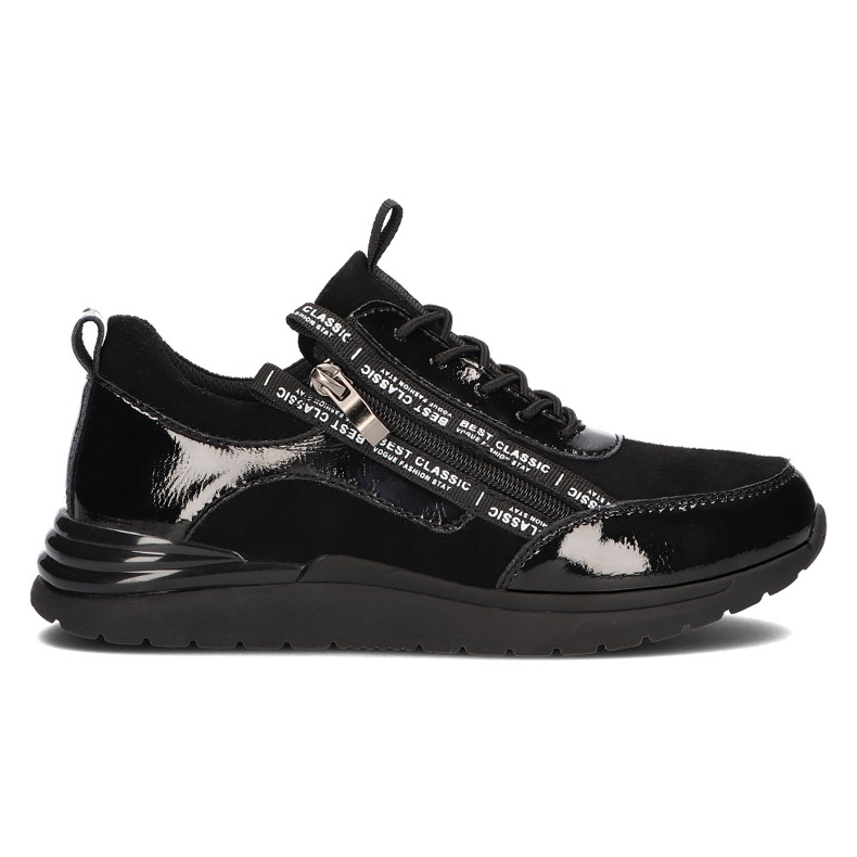 Sneakers in pelle Filippo DP3149/21 Bk nere nero