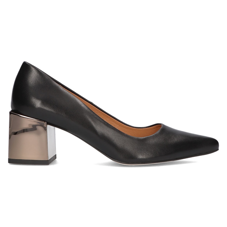 Décolleté Filippo 2018 in pelle Nichel nero