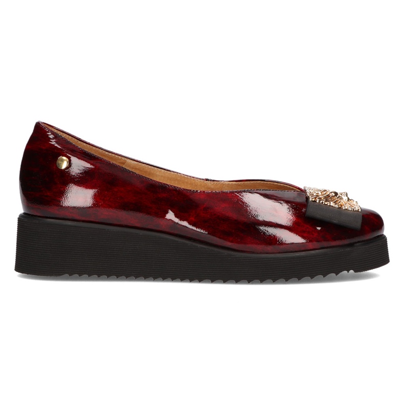Scarpa in pelle Filippo 05315 Bordeaux rosso
