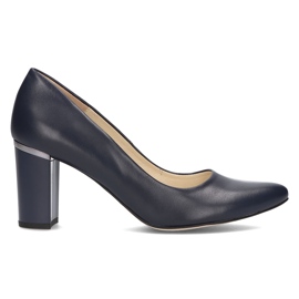 Décolleté in pelle Filippo 2063 Blu navy