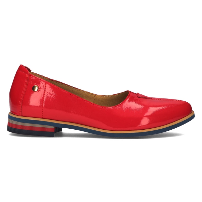 Scarpe in pelle Filippo 05035 Rosso