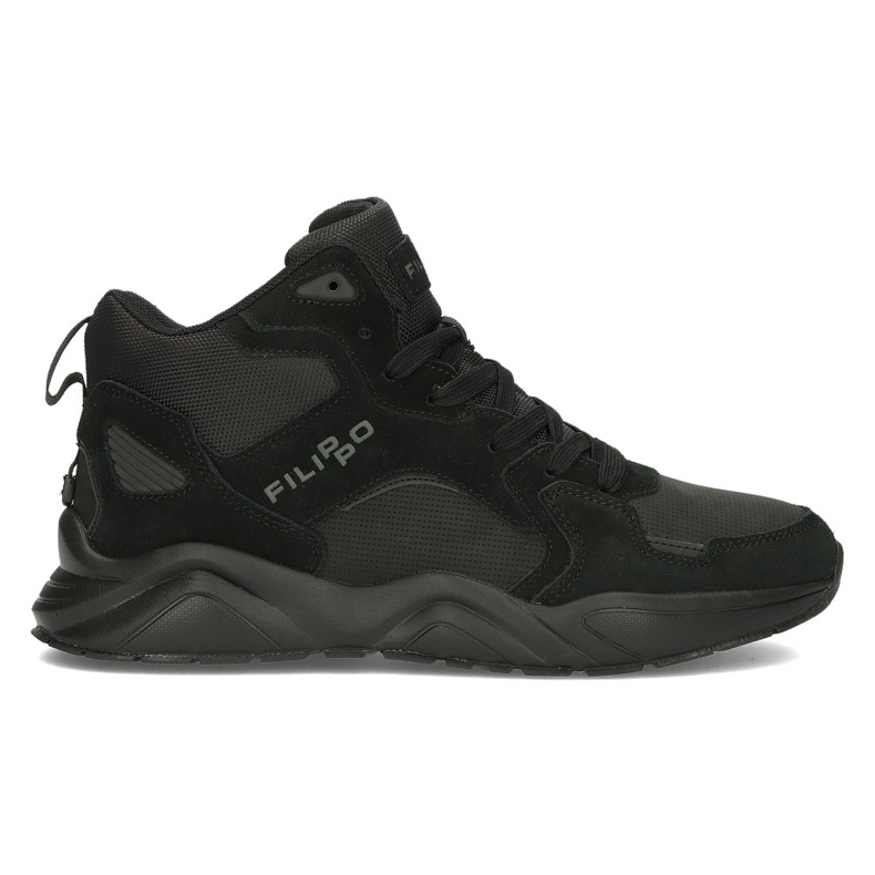 Trekking in pelle Filippo MTR3089 / 21 Bk nero