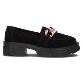 Scarpa in pelle Filippo DP3221/22 Bk S nera nero