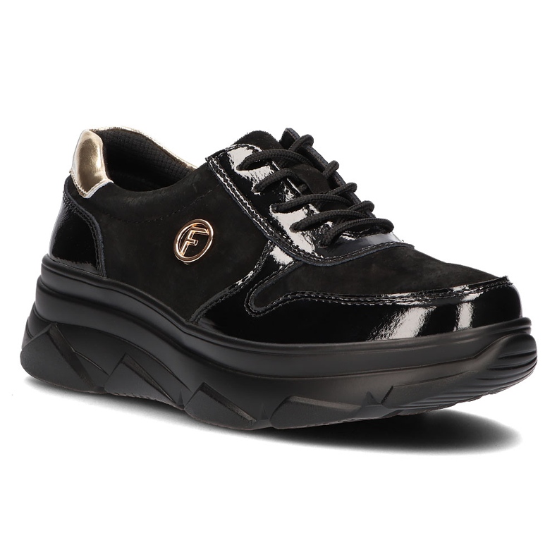 Sneakers in pelle Filippo DP3185/22 Bk nere nero