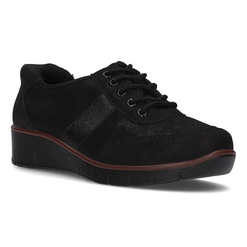 Scarpa in pelle Filippo DP028/22 Bk nera nero