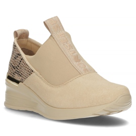 Sneakers in pelle Filippo DP1689/22 Be beige