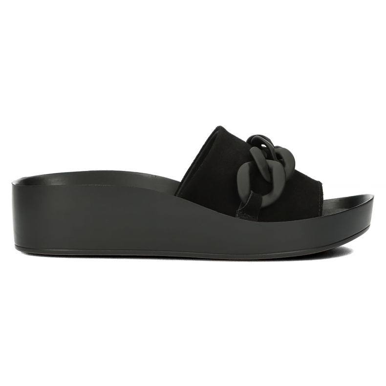Ciabatte in pelle Filippo DK3593/22 Bk nere nero