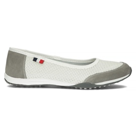 Scarpa in pelle Filippo DP142/22 Wh Gr bianco-grigio